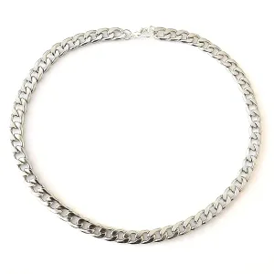10 Inch Flat Chain Cuban Link Bright Stainless Steel Anklet Hypoallergenic Ankle Bracelet Gift Boxed Poolside Jewelry