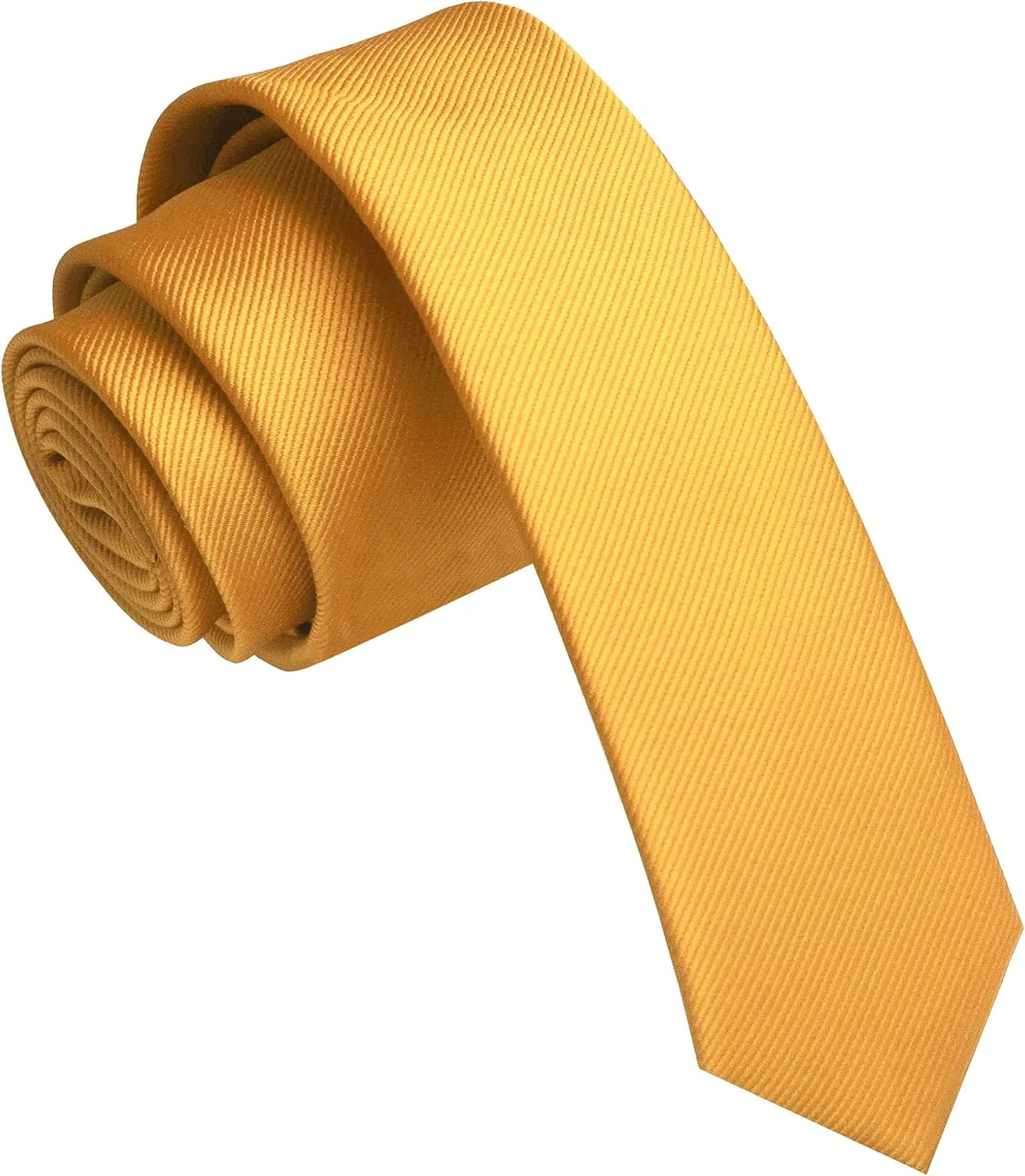 1.58" Solid Color Skinny Tie Slim Necktie for Men(4cm)