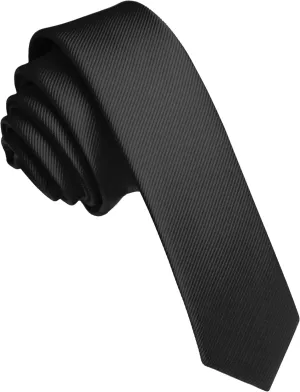 1.58" Solid Color Skinny Tie Slim Necktie for Men(4cm)