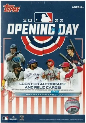 2022 Topps Opening Day Baseball Value Box (22 Packs)