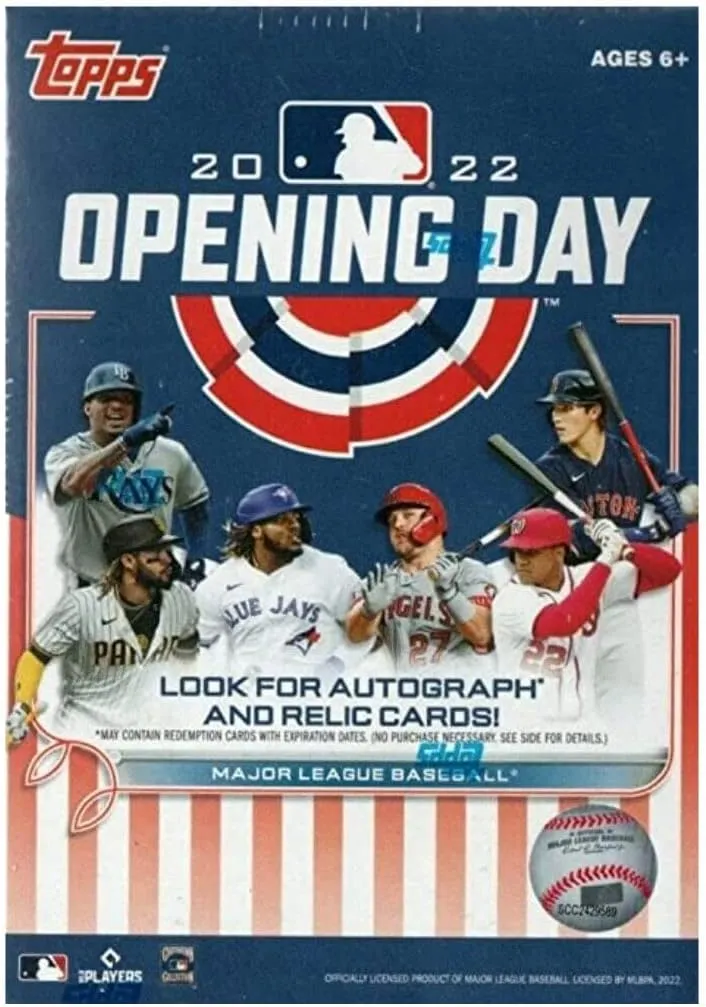 2022 Topps Opening Day Baseball Value Box (22 Packs)