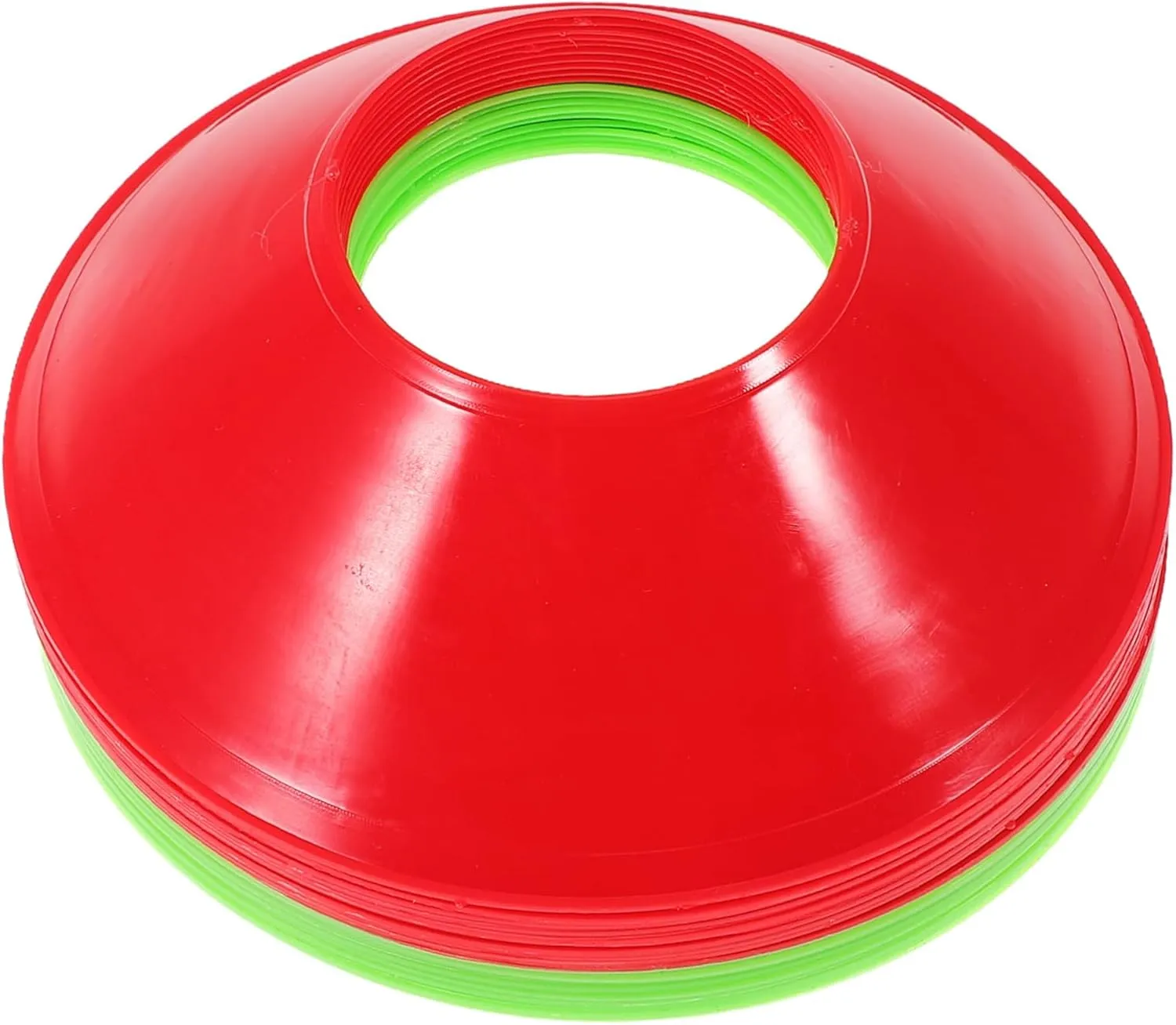 20pcs Soccer Field Cones Agility Disc Markers for Football Basketball Training Portable Obstacles for Skill Drills Outdoor Games