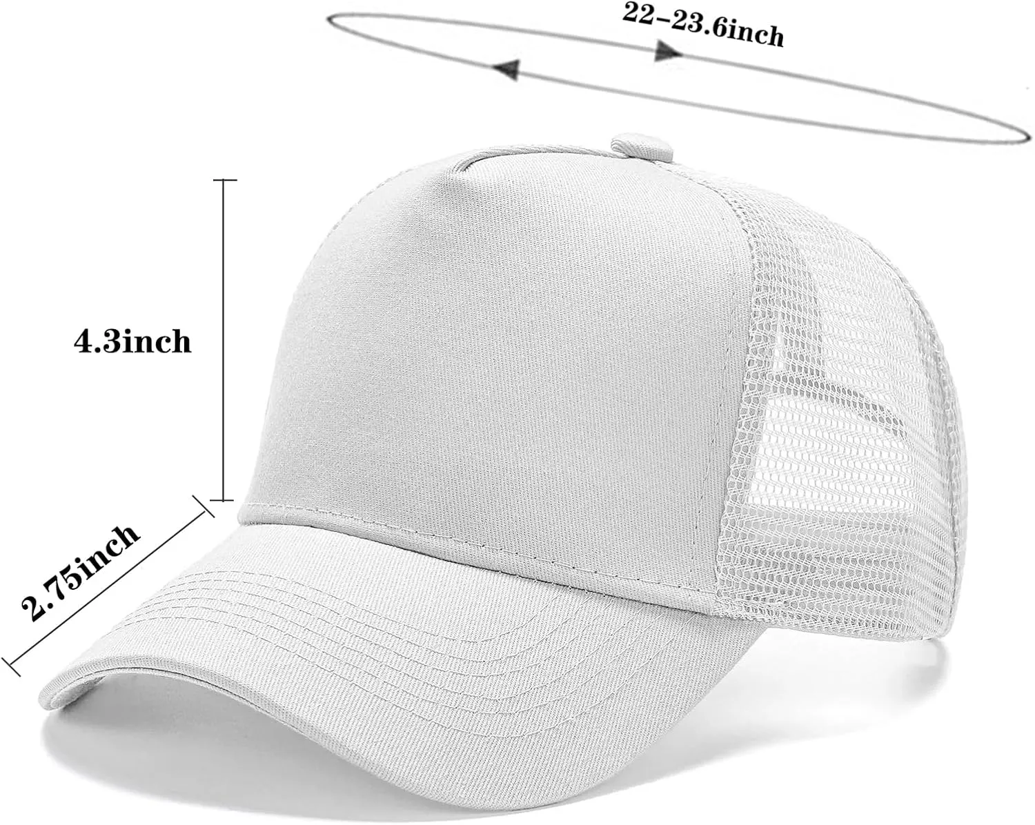 5 Pieces Vintage Washed Plain Baseball Cap Distressed Dad Golf Hat for Men Women