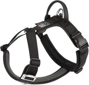Adjustable Dog Harness with Handle, Padded Comfort,Small, Medium and Large Dogs (Black, S)