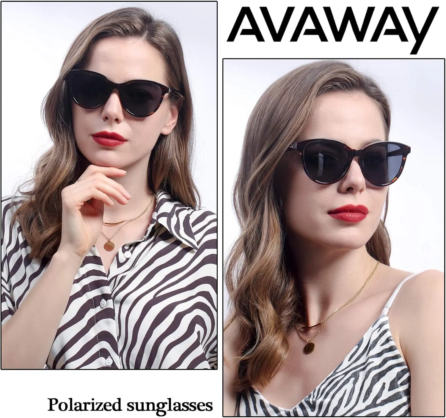 AVAWAY Women's Sunglasses Polarized 100% UV Protection for Driving Golf Hiking Boating