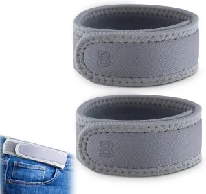 BeltBro Pro for Men and Women Elastic No Buckle Invisible Belt Patented Metal Free TSA Soft Adjustable Side Tactical Belt