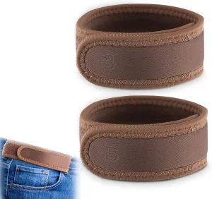 BeltBro Pro for Men and Women Elastic No Buckle Invisible Belt Patented Metal Free TSA Soft Adjustable Side Tactical Belt