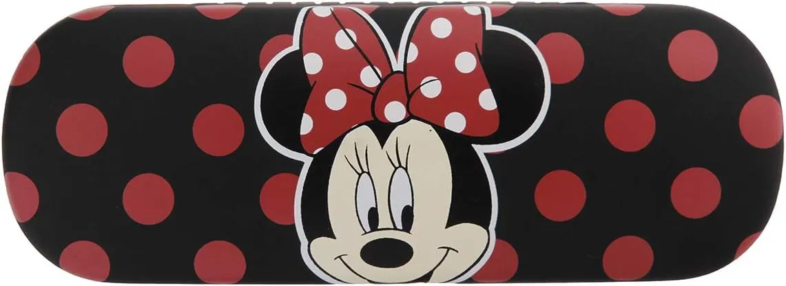 Cal Optix Disney Minnie Mouse Hard Shell Eyeglass Case Clamshell for Boys Girls Kids Small Frames