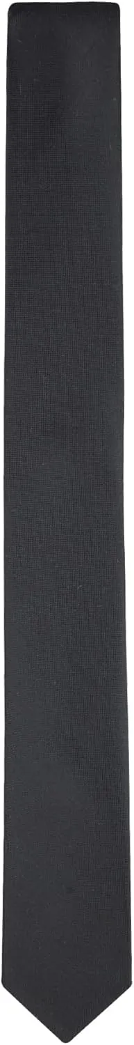 Calvin Klein Mens Black Solid and Pattern Neckties  Standard and Extra Long Sizes