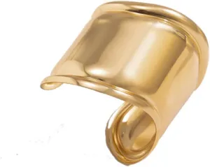 COLORFUL BLING Vintage Irregular Gold Cuff Bracelets for Women Chunky Wide Bracelets Statement Twisted Hammered Wrist Cuffs for Women Gifts