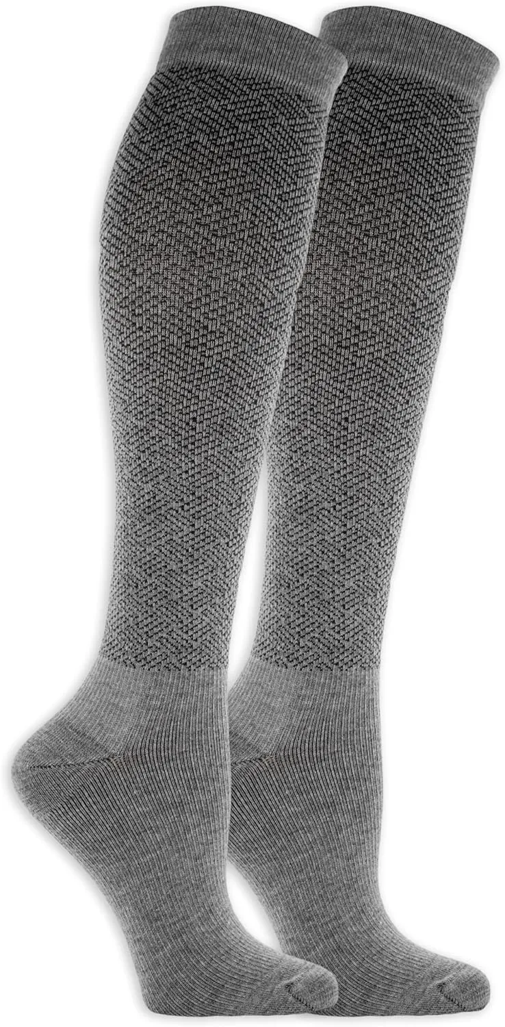 Dr. Scholl's Men's Graduated Compression Over the Calf Socks - 2 & 3 Pair Packs - Energizing Comfort and Fatigue Relief