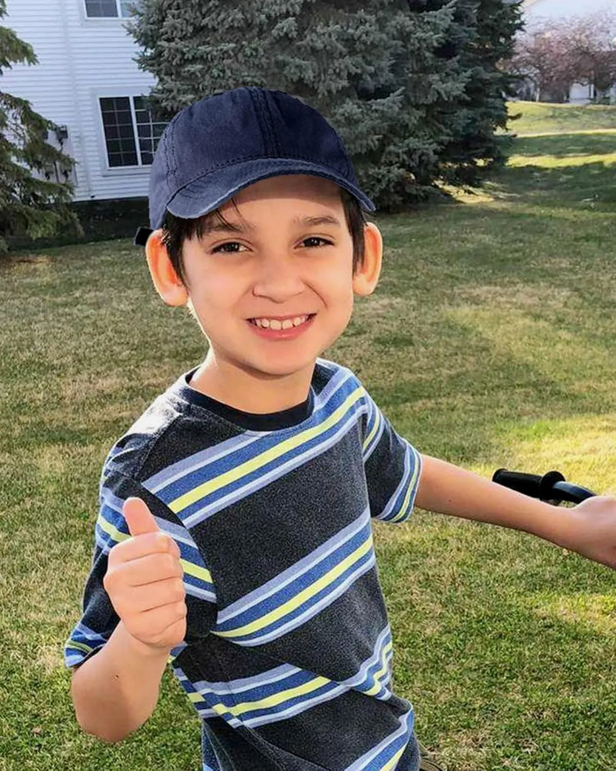 FURTALK Toddler Baseball Hat Kids Boys Girls Adjustable Washed Cotton Baseball Cap with Ponytail