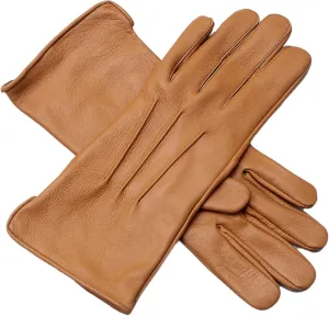 Genuine Leather Unlined Women Dress Gloves With Beautiful Standard Length Extended Up to 2 Inches From Wrist