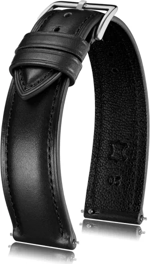 Getalia Luxurious leather Watch Band, Top Grain Genuine Leather Vintage Oil Wax, 18mm 19mm 20mm 21mm 22mm Quick Release Replacement Retro Straps for Men and Women, Thick & Soft