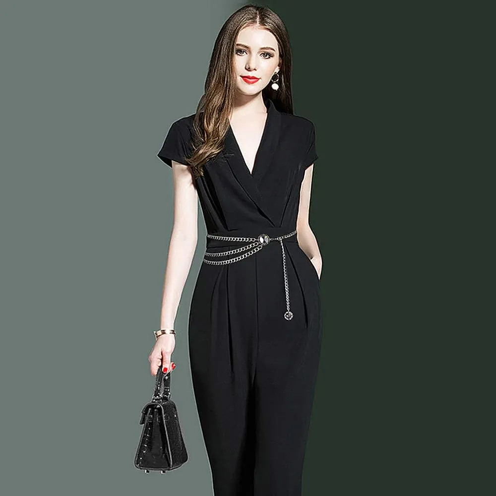 Glamorstar Multilayer Metal Waist Chain Dress Belts Metal Belt for Women
