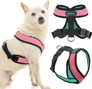 Gooby Comfort X Harness Dual Snap Mesh in Dog Harness - Watermelon, Small