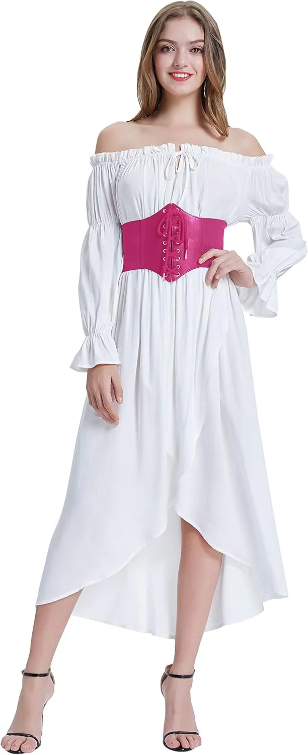 GRACE KARIN Lace-up Cinch Belt Tied Corset Elastic Waist Belt