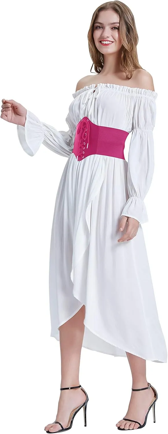 GRACE KARIN Lace-up Cinch Belt Tied Corset Elastic Waist Belt
