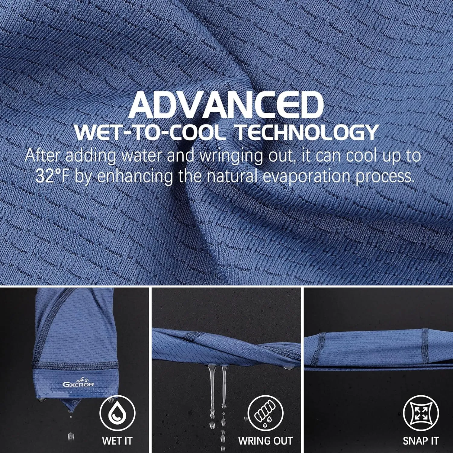 GXCROR 3 Pack Cooling Skull Cap with Sweat-Wicking & Anti-Odor Technology Quick-Dry Helmet Liner for Cycling Motorcycle