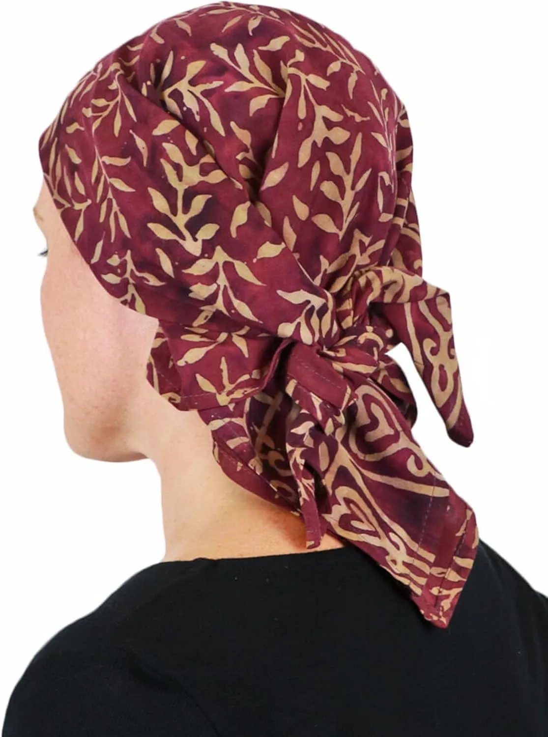 Hats Scarves & More Chemo Scarf Head Scarves for Women Cancer Headwear Headscarf Head Coverings 28 Inch Square Batik