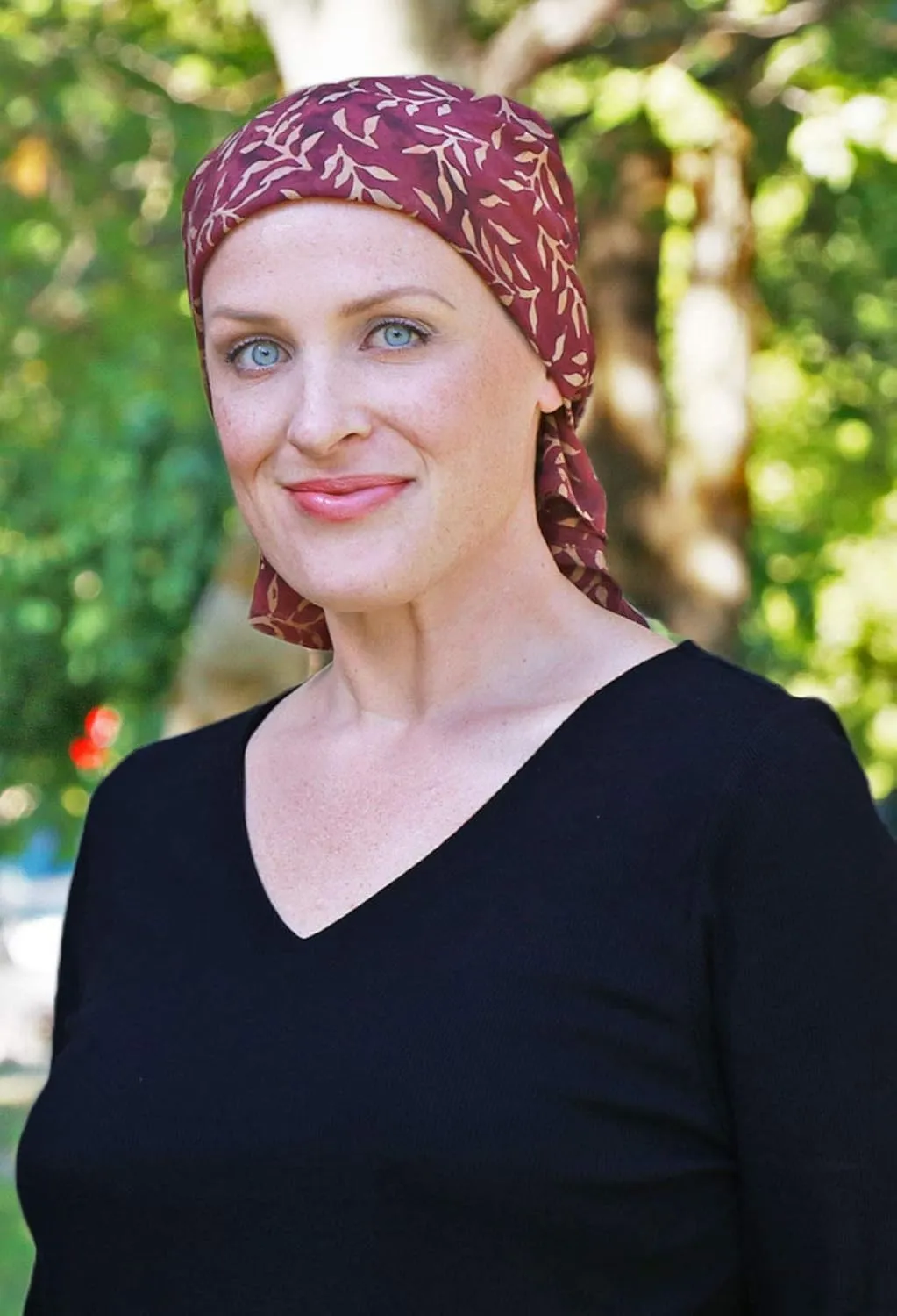 Hats Scarves & More Chemo Scarf Head Scarves for Women Cancer Headwear Headscarf Head Coverings 28 Inch Square Batik