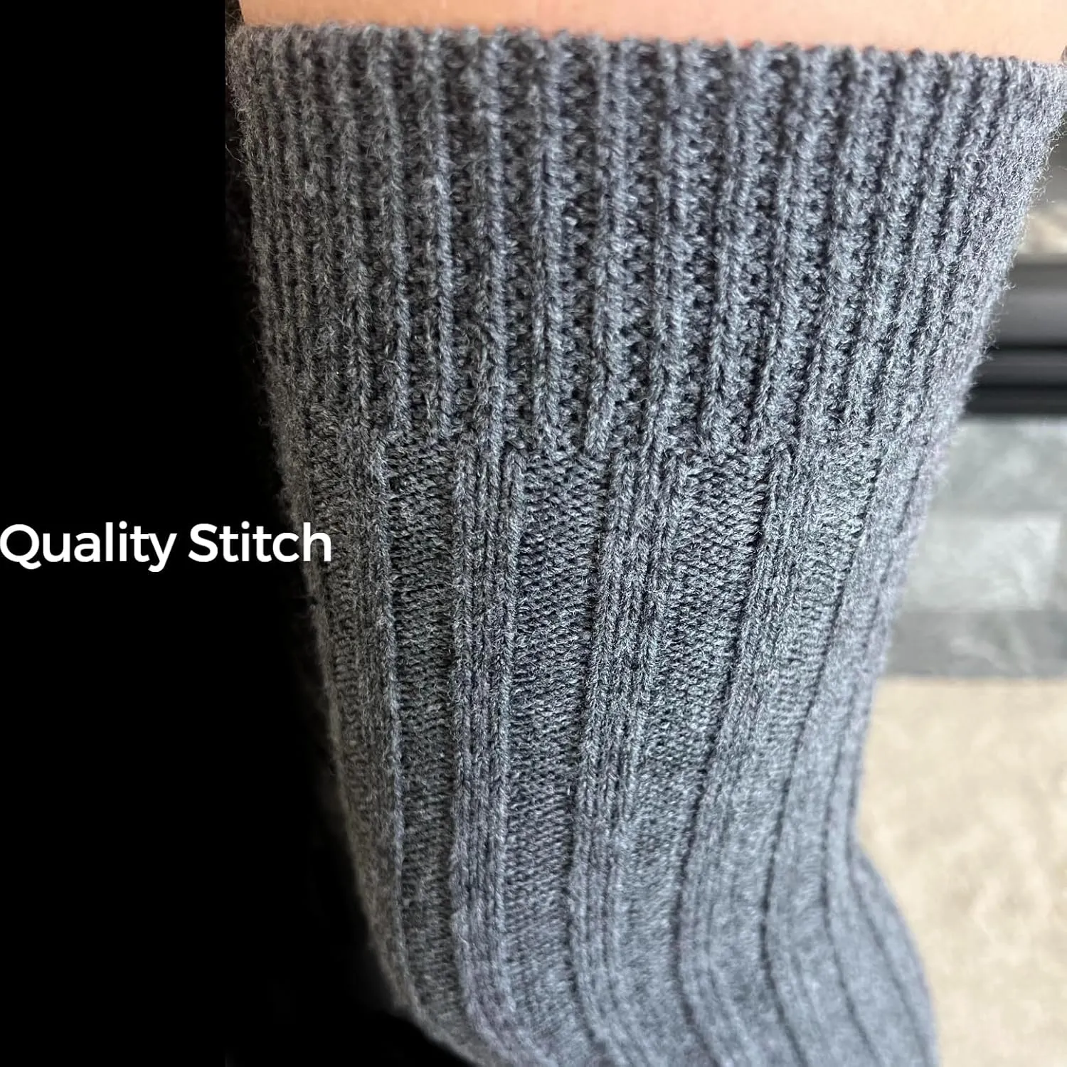 High Thigh Leg Warmers for Women - Long, Thick Socks for Women - Ideal for Ballet, High Socks with Superior Comfort
