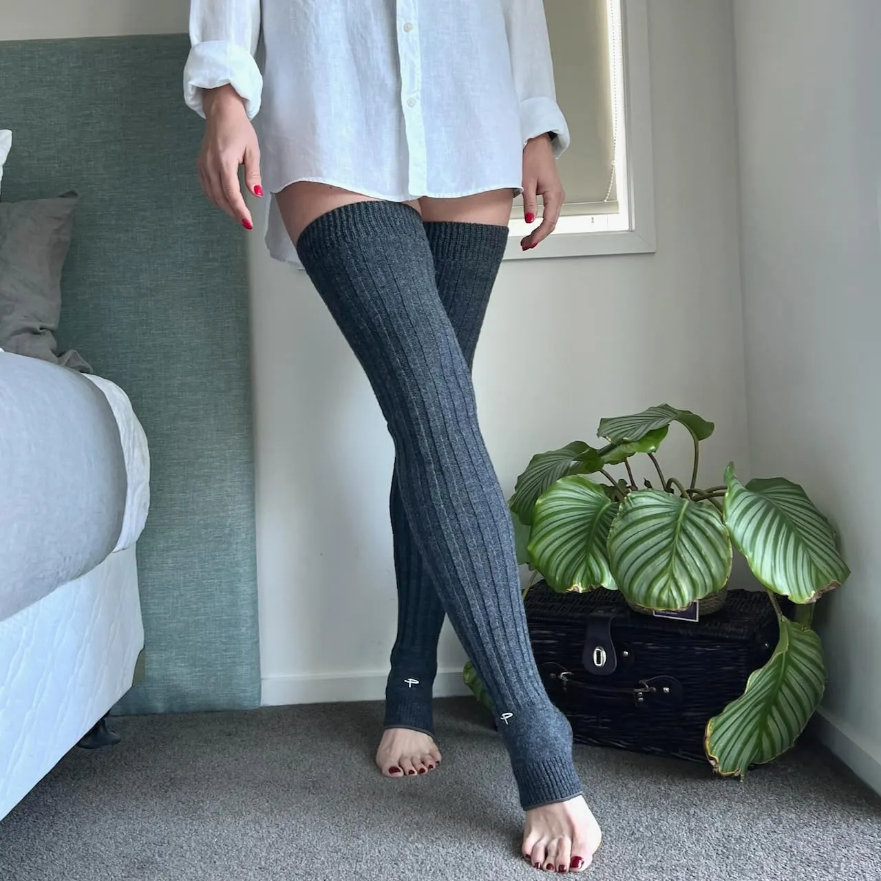 High Thigh Leg Warmers for Women - Long, Thick Socks for Women - Ideal for Ballet, High Socks with Superior Comfort