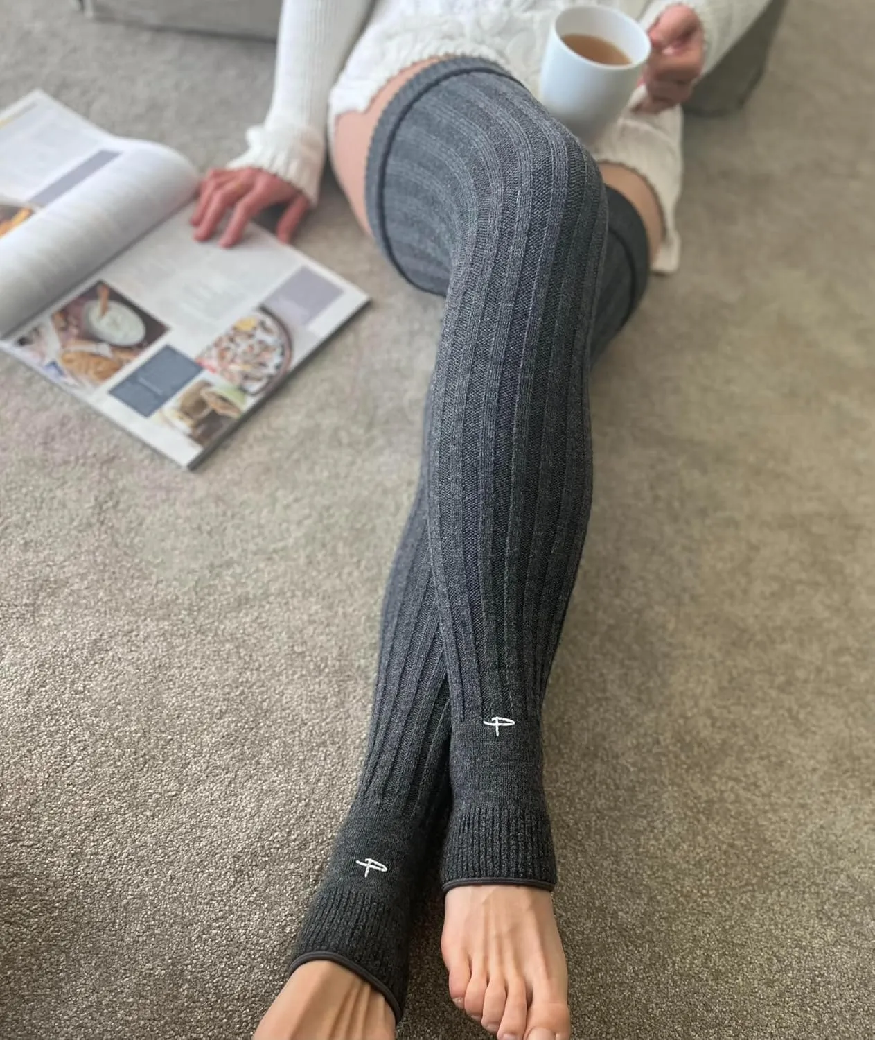 High Thigh Leg Warmers for Women - Long, Thick Socks for Women - Ideal for Ballet, High Socks with Superior Comfort