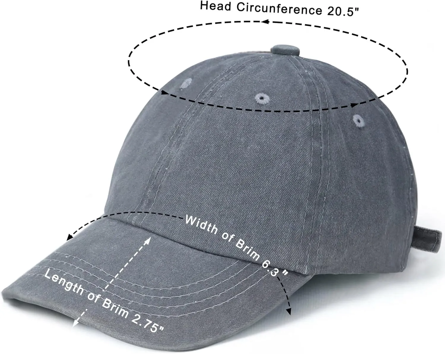 Kids Distresed-Washed Baseball Hat Infant Toddler Baby Boy Girl Hats Distresed for 2-8 Years
