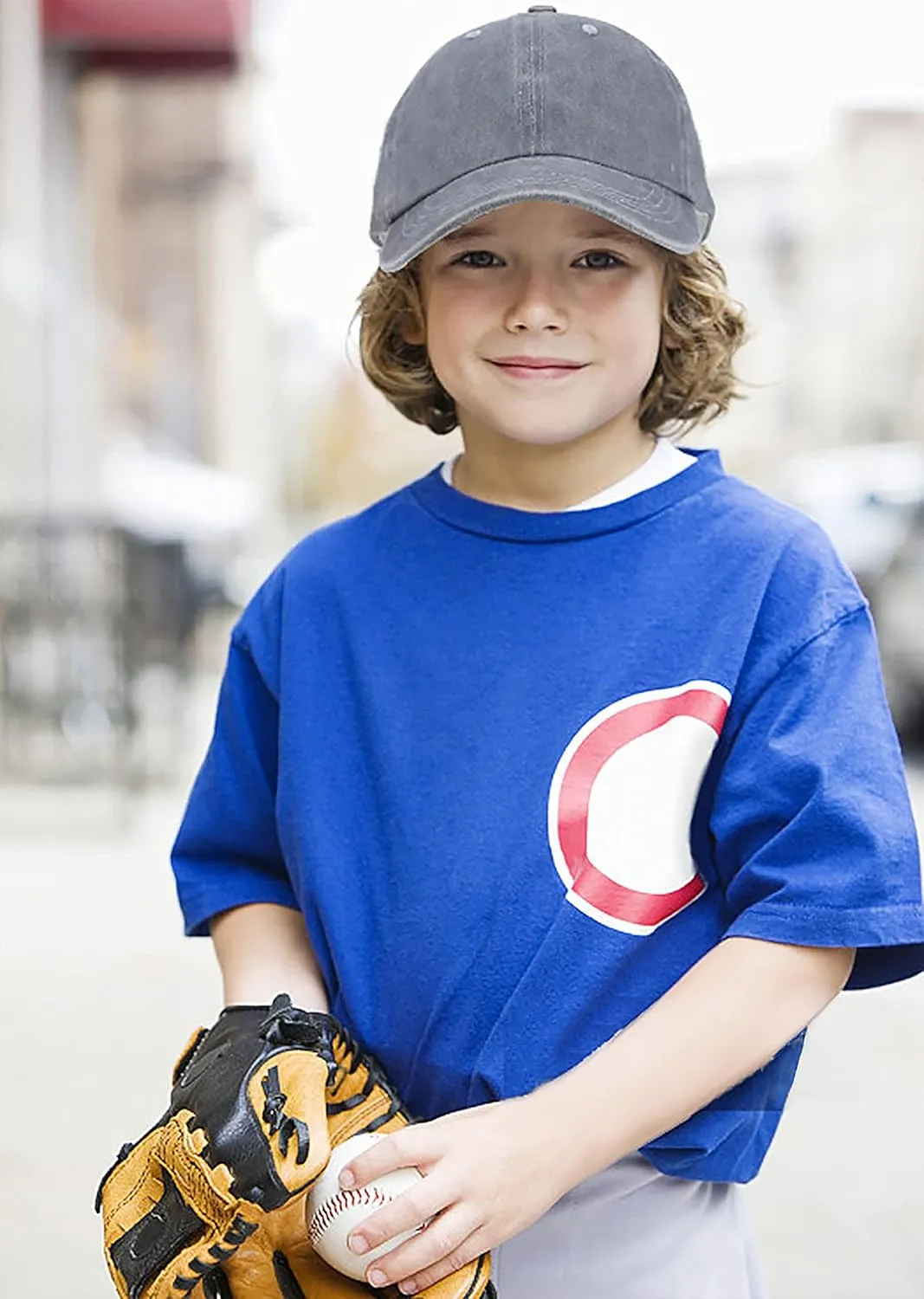 Kids Distresed-Washed Baseball Hat Infant Toddler Baby Boy Girl Hats Distresed for 2-8 Years