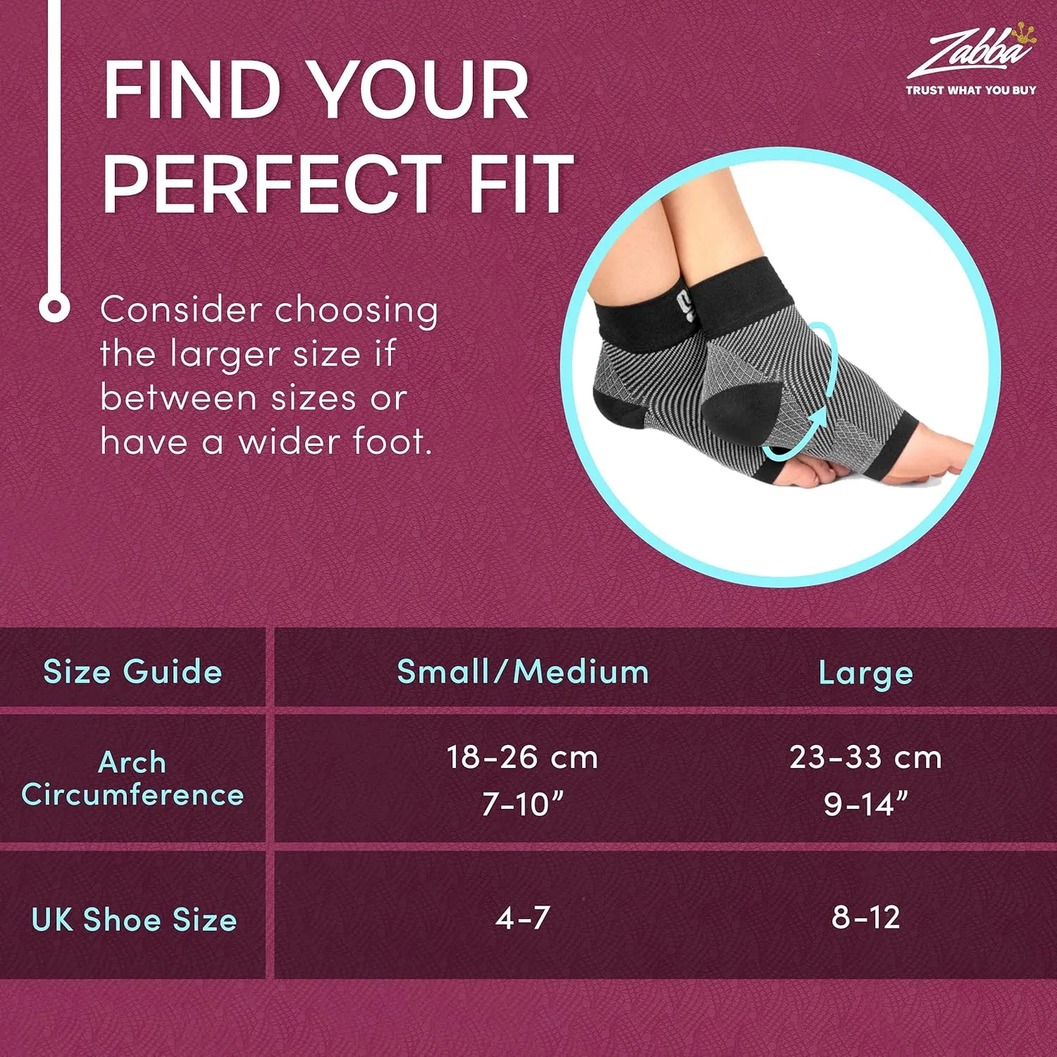 Modetro Socks - 1 Pair of Ankle Compression Socks for Ankle Support & Foot Discomfort Relief, Dotted Black