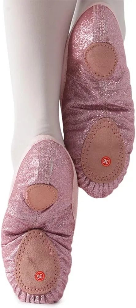 MSMAX Ballet Shoes Wedding Party Dance Flats for Girls (Toddler/Little Kid/Big Kid)