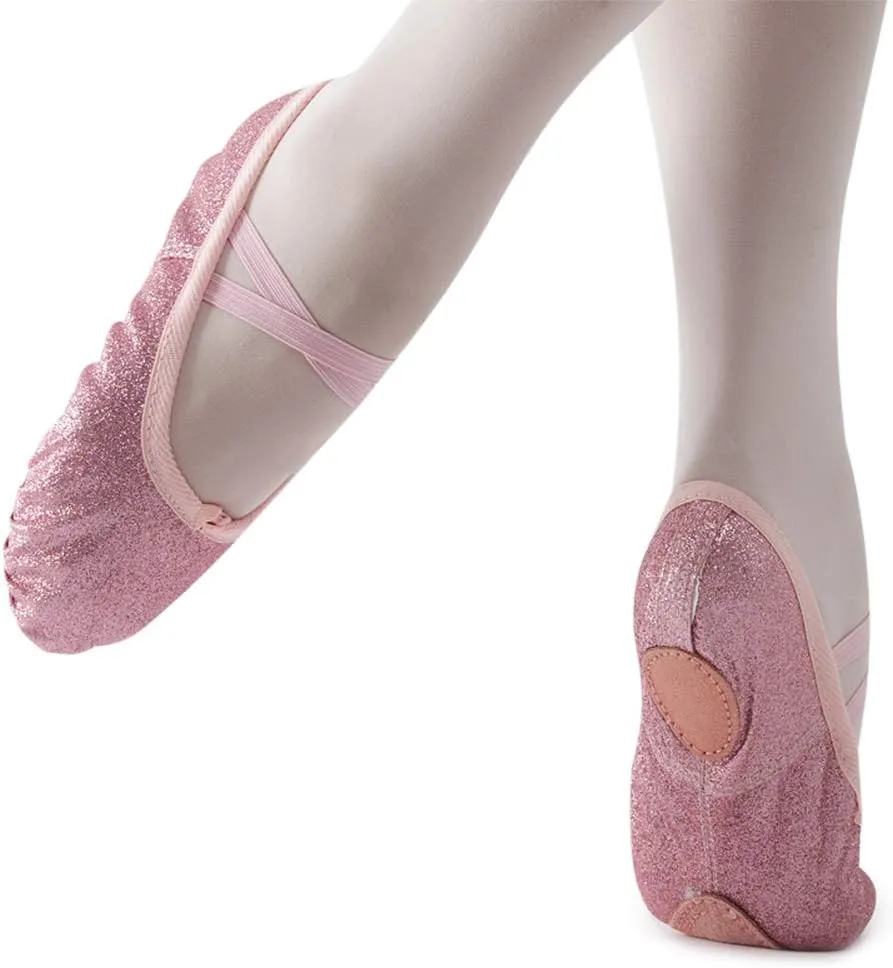 MSMAX Ballet Shoes Wedding Party Dance Flats for Girls (Toddler/Little Kid/Big Kid)