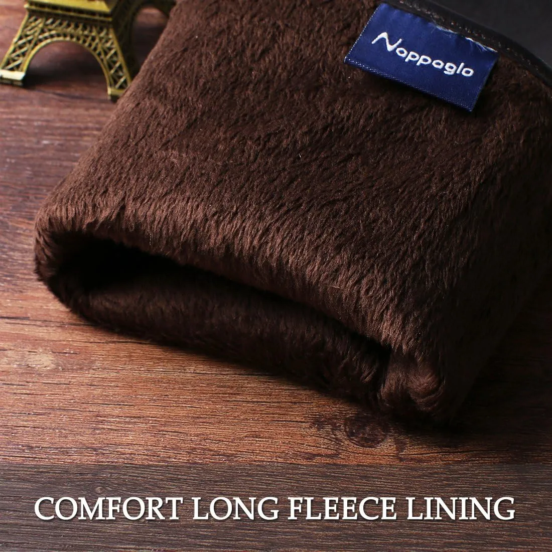 Nappaglo Women Italian Leather Gloves - Winter Driving Ladies Lambskin Warm Fleece Lining
