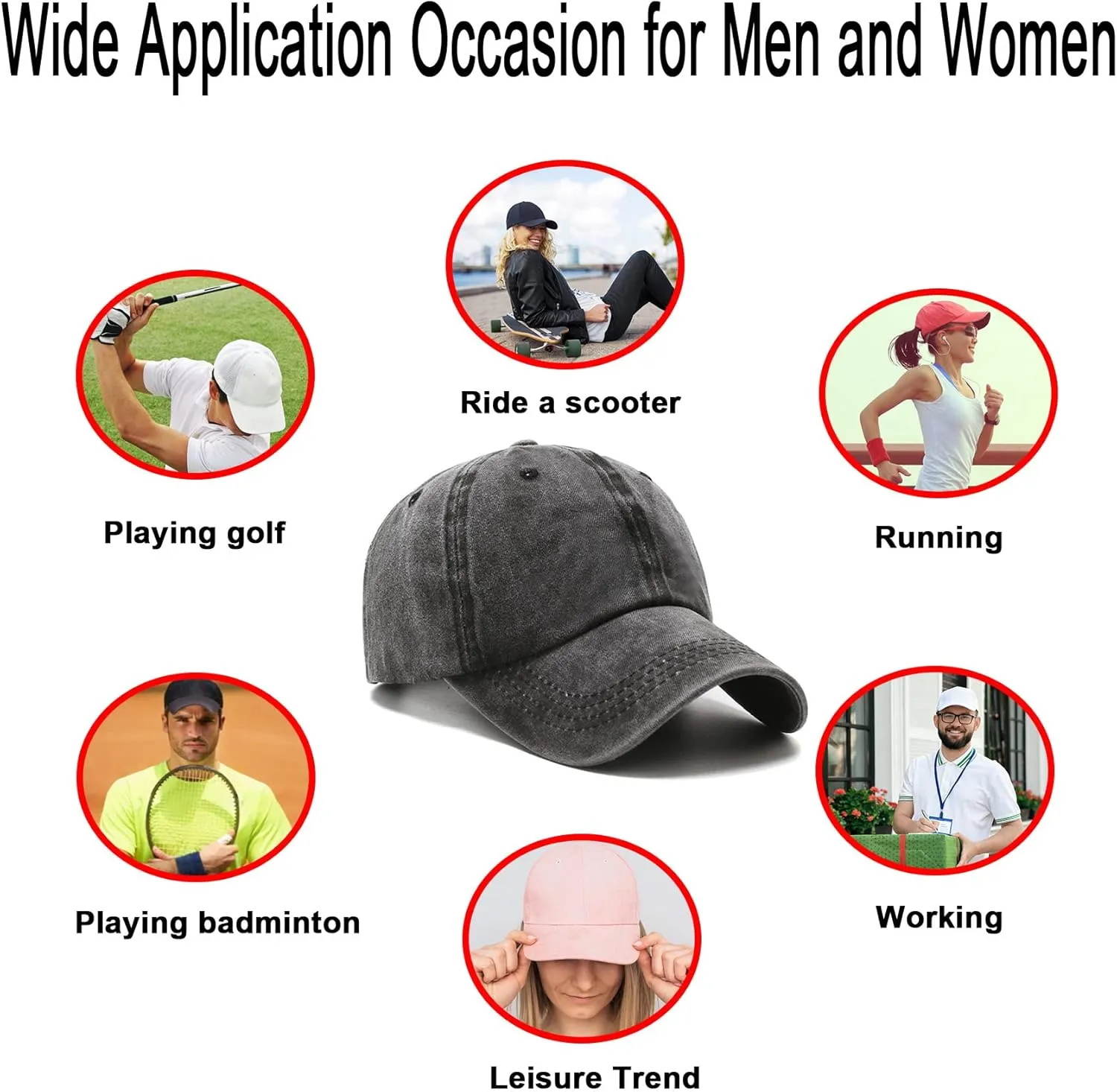 NPQQUAN Original Classic Low Profile Baseball Cap Golf Dad Hat Adjustable Cotton Hats Men Women Unconstructed Plain Cap