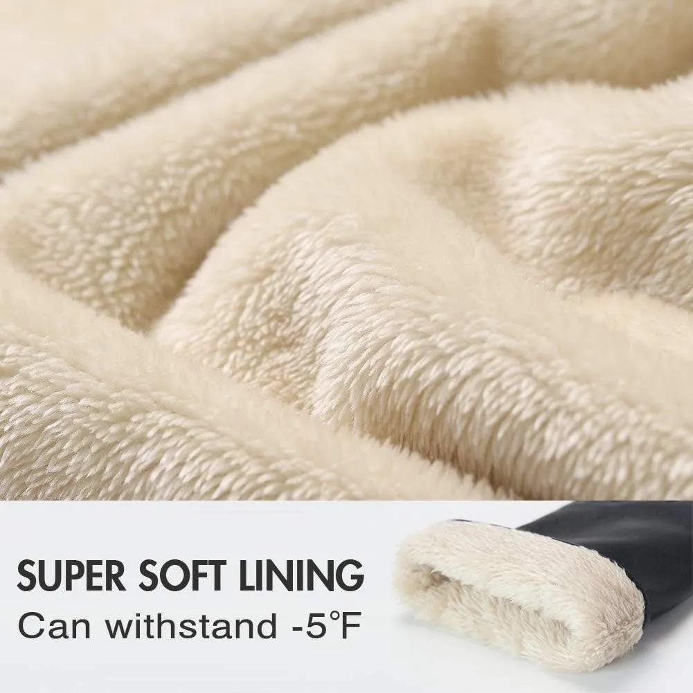 Orrpally Women Leather Gloves Touch Screen Texting Driving Gloves Winter Leather Warm Gloves