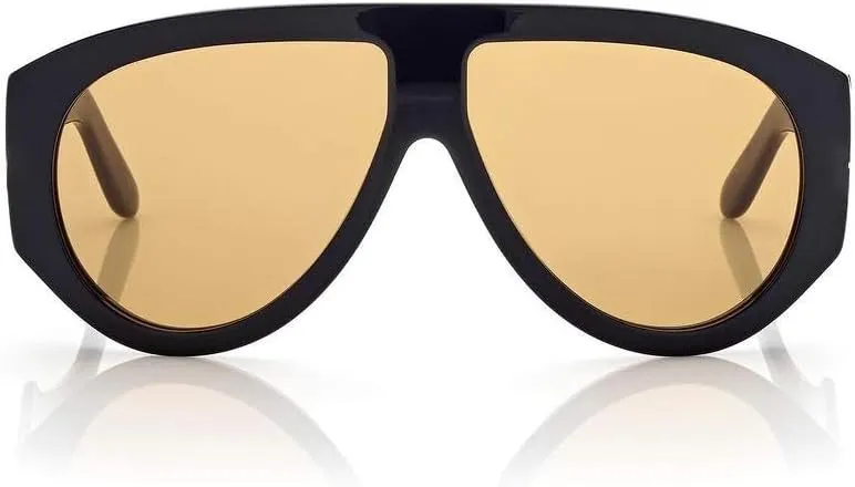 OSAGAMA Trendy Retro Oversized Aviator Sunglasses for Women Men 70s Luxury Designer Thick Classic Sun Glasses