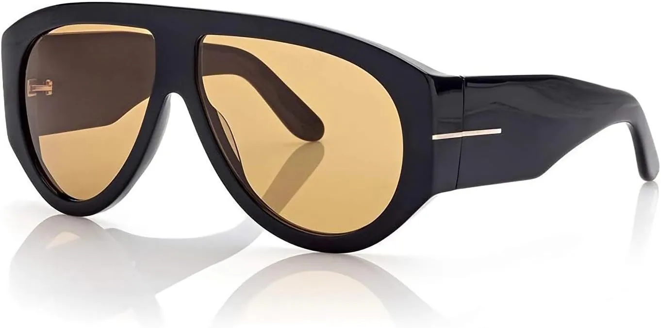 OSAGAMA Trendy Retro Oversized Aviator Sunglasses for Women Men 70s Luxury Designer Thick Classic Sun Glasses