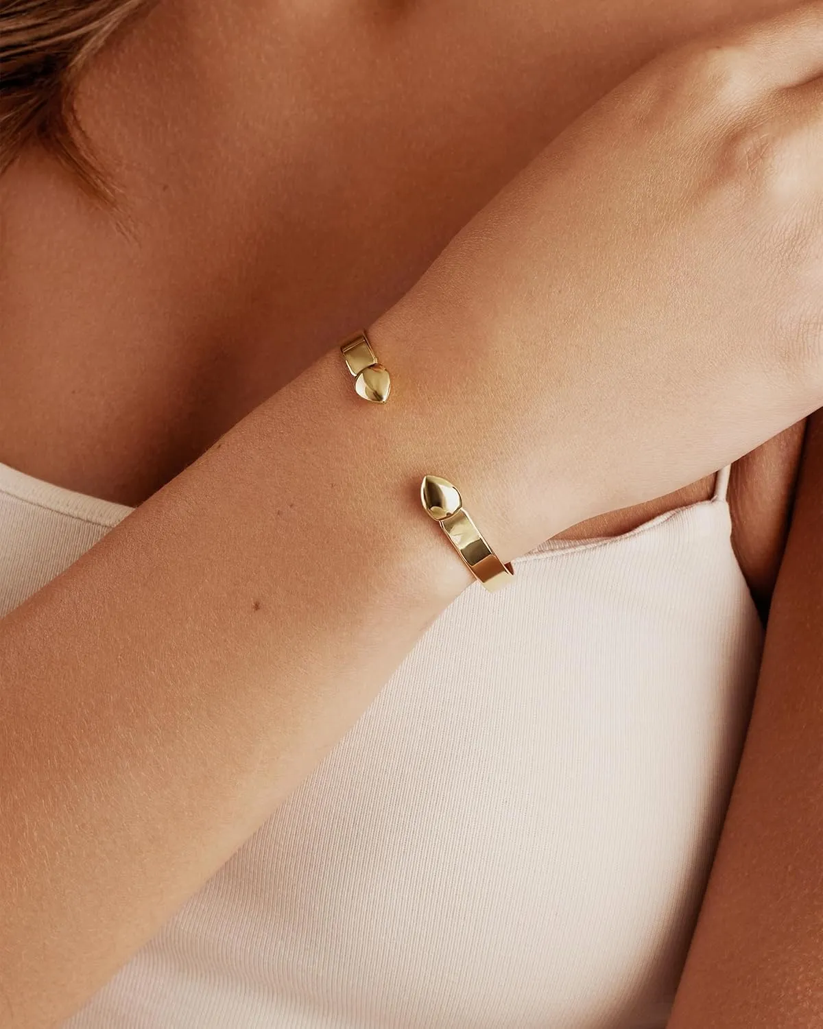 PAVOI 14K Gold Plated Stainless Steel Bangle Bracelets for Women | Inspirational Engraved Adjustable Mantra Cuff Bangle | Personalized Gift for Her Mom Sister | Birthday Gifts for Women
