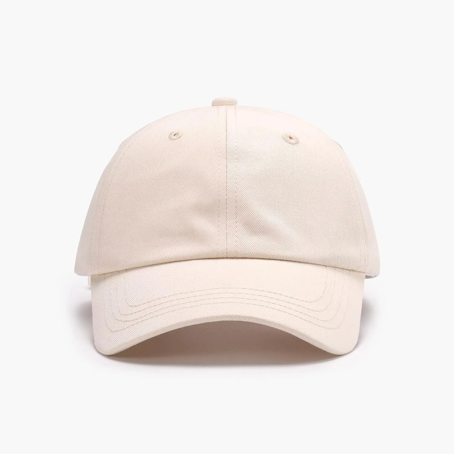 Quanhaigou Low Profile Baseball Cap for Men Women - Cotton Dad Hat-Classic Adjustable Unconstructed Plain Hat