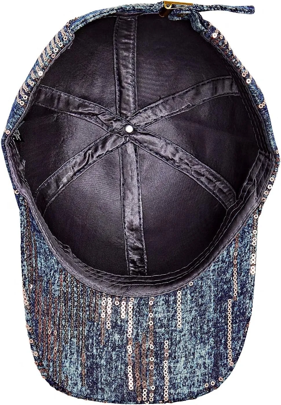 Red by Kiss Satin-Lined Baseball Cap, Comfortable Fit Adjustable Hat, Hair Protection Unique Designs