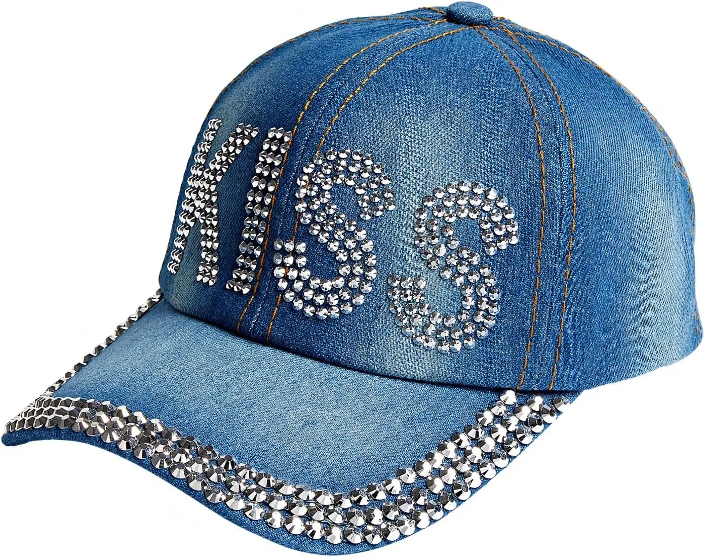 Red by Kiss Satin-Lined Baseball Cap, Comfortable Fit Adjustable Hat, Hair Protection Unique Designs