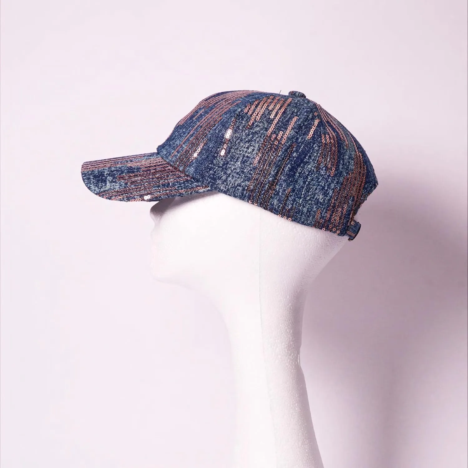 Red by Kiss Satin-Lined Baseball Cap, Comfortable Fit Adjustable Hat, Hair Protection Unique Designs