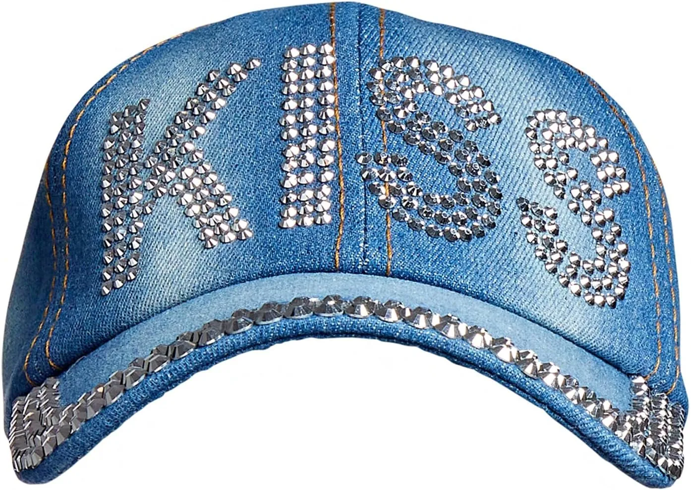 Red by Kiss Satin-Lined Baseball Cap, Comfortable Fit Adjustable Hat, Hair Protection Unique Designs