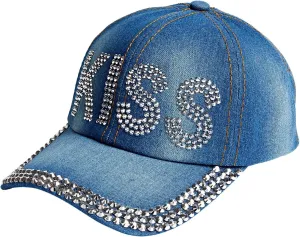 Red by Kiss Satin-Lined Baseball Cap, Comfortable Fit Adjustable Hat, Hair Protection Unique Designs