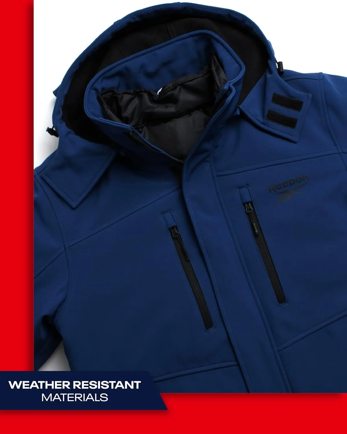 Reebok Men's Winter Coat ?CSoftshell Jacket with Removable Puffer Coat ?C System Ski Jacket for Men (M-XXL)