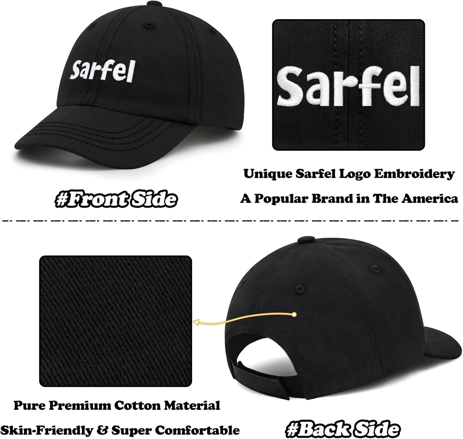 Sarfel Toddler Baseball Hat Baby Baseball Cap Kids Hats Boys Girls Baseball Hat Infant Baseball Cap Toddler Hat Baby Cap