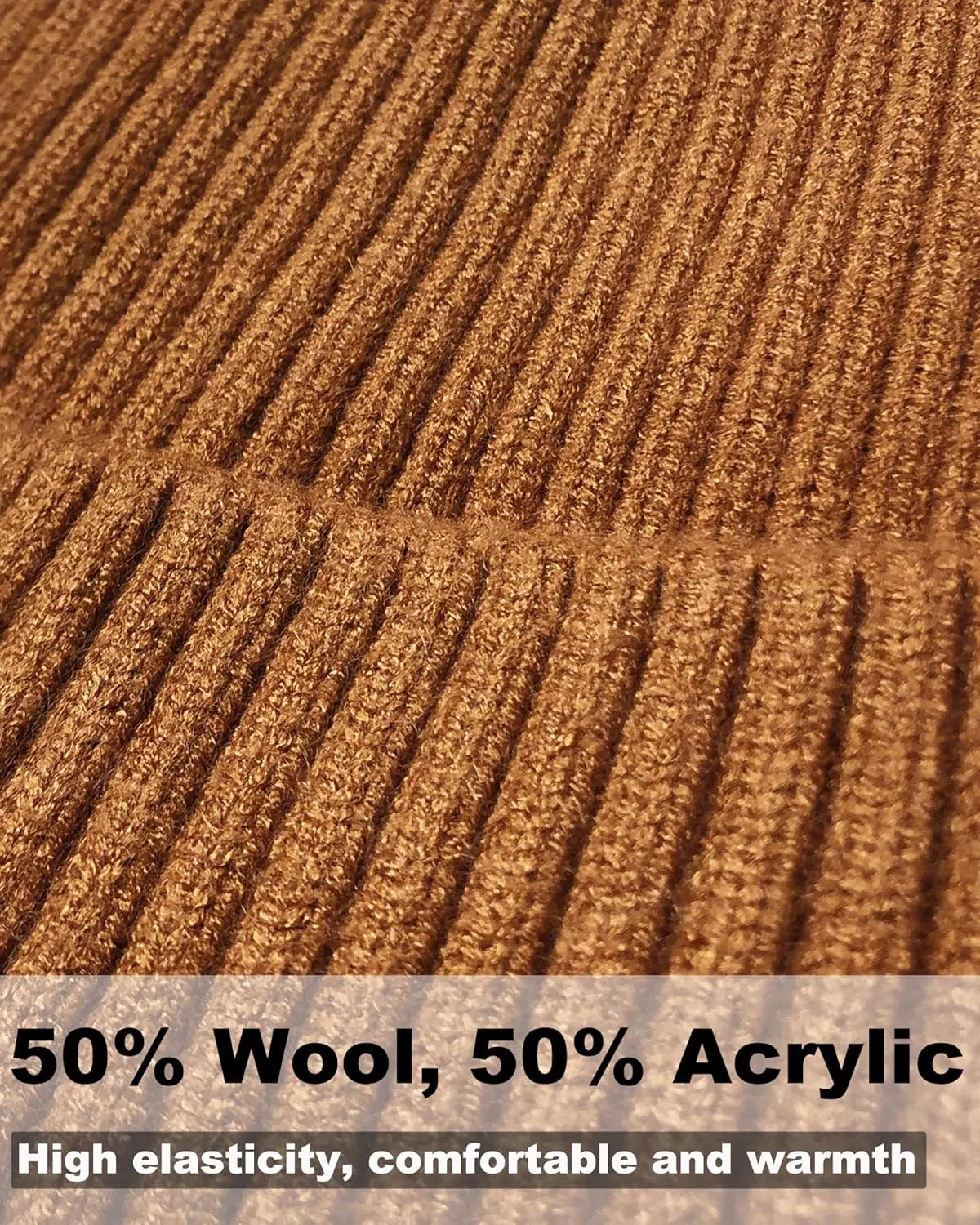 Satin Lined Beanie for Women Men, Womens Silk Lined Beanies, Wool Knit Cuffed Warm Winter Hats Skull Cap