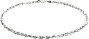 Savlano 925 Sterling Silver Solid Italian Figaro, Rope,Herringbone, Curb, Ball Bead, Snake, Mariner Chain Anklet for Women, Comes in 0.8mm - 5mm With Gift Box