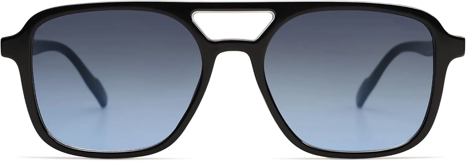 SOJOS Retro Aviator Sunglasses for Women Men,Trendy Rectangle Womens Mens Shades Sun Glasses SJ2202